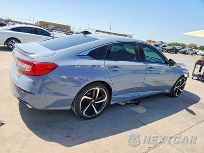 Trzecie zdjęcie samochodu z tyłu: 2022 HONDA ACCORD SPORT VIN:1HGCV2F31NA018036 - miniatura