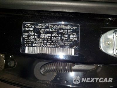Zdjęcie 13 z 13 samochodu: 2021 HYUNDAI KONA SE VIN:KM8K1CAA7MU747328 - miniatura