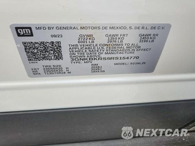 Zdjęcie 13 z 13 samochodu: 2024 CHEVROLET BLAZER RS VIN:3GNKBKRS5RS154770 - miniatura