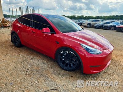 Czwarte zdjęcie samochodu z boku: 2022 TESLA MODEL Y VIN:7SAYGAEE4NF542464 - miniatura