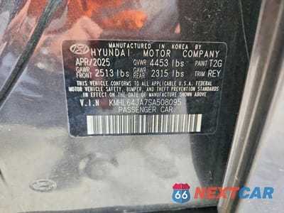 Zdjęcie 12 z 12 samochodu: 2025 HYUNDAI SONATA SEL VIN:KMHL64JA7SA508095 - miniatura