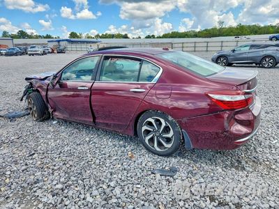 Drugie zdjęcie samochodu z przodu: 2016 HONDA ACCORD EXL VIN:1HGCR2F86GA069499 - miniatura