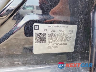 Zdjęcie 12 z 12 samochodu: 2019 CHEVROLET SONIC LT VIN:1G1JD5SB7K4149000 - miniatura