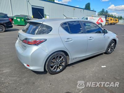 Trzecie zdjęcie samochodu z tyłu: 2013 LEXUS CT 200 VIN:JTHKD5BH0D2132813 - miniatura