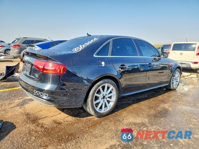 Trzecie zdjęcie samochodu z tyłu: 2014 AUDI A4 PREMIUM PLUS VIN:WAUFFAFL3EN030911 - miniatura