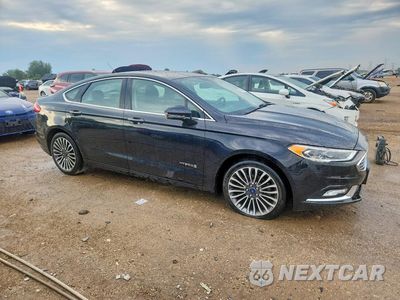 Czwarte zdjęcie samochodu z boku: 2018 FORD FUSION TITANIUM/PLATINUM HEV VIN:3FA6P0RU3JR139235 - miniatura