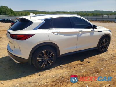 Trzecie zdjęcie samochodu z tyłu: 2022 INFINITI QX50 LUXE VIN:3PCAJ5BB5NF115215 - miniatura