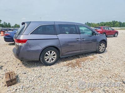 Trzecie zdjęcie samochodu z tyłu: 2015 HONDA ODYSSEY EXL VIN:5FNRL5H62FB060389 - miniatura