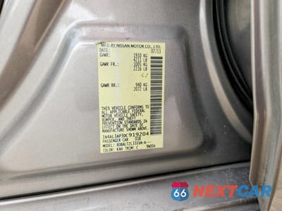 Zdjęcie 12 z 12 samochodu: 2013 NISSAN ALTIMA 2.5 VIN:1N4AL3AP3DC919204 - miniatura