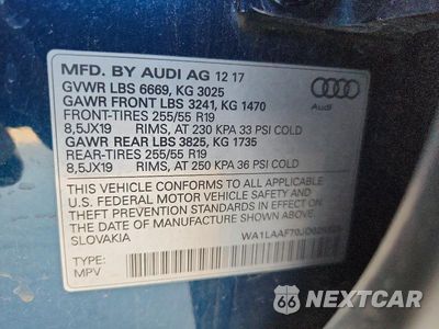 Zdjęcie 12 z 12 samochodu: 2018 AUDI Q7 PREMIUM PLUS VIN:WA1LAAF70JD028325 - miniatura