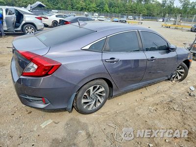 Trzecie zdjęcie samochodu z tyłu: 2018 HONDA CIVIC EX VIN:2HGFC2F75JH517309 - miniatura