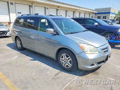 Czwarte zdjęcie samochodu z boku: 2005 HONDA ODYSSEY EXL VIN:5FNRL38685B124616 - miniatura