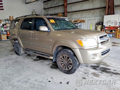 Czwarte zdjęcie samochodu z boku: 2005 TOYOTA SEQUOIA LIMITED VIN:5TDZT38A05S242384 - miniatura