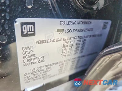 Zdjęcie 12 z 12 samochodu: 2023 CHEVROLET SILVERADO K1500 RST VIN:1GCUDEE85PZ274222 - miniatura