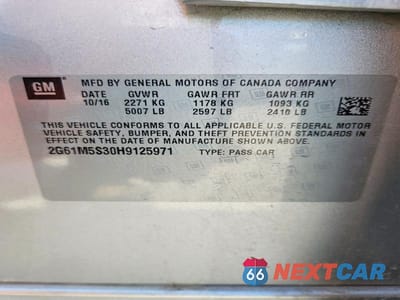 Zdjęcie 12 z 12 samochodu: 2017 CADILLAC XTS LUXURY VIN:2G61M5S30H9125971 - miniatura