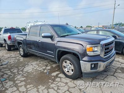 Czwarte zdjęcie samochodu z boku: 2015 GMC SIERRA K1500 SLT VIN:3GTU2VEC9FG323141 - miniatura