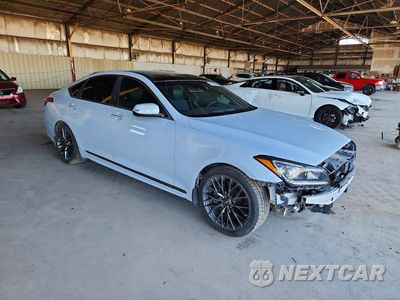 Czwarte zdjęcie samochodu z boku: 2019 GENESIS G80 3.8 VIN:KMTFN4JE6KU313290 - miniatura