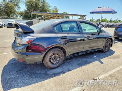 Trzecie zdjęcie samochodu z tyłu: 2014 HONDA CIVIC LX VIN:19XFB2E57EE032222 - miniatura