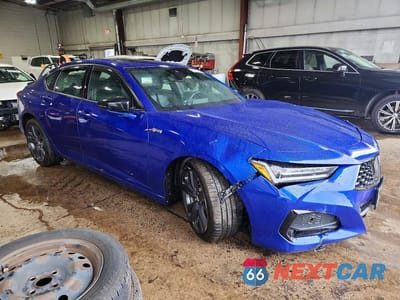 Czwarte zdjęcie samochodu z boku: 2023 ACURA TLX A-SPEC VIN:19UUB6F52PA003294 - miniatura