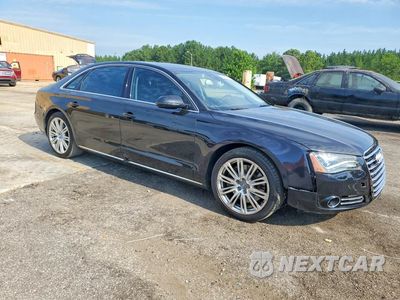 Czwarte zdjęcie samochodu z boku: 2012 AUDI A8 L QUATTRO VIN:WAURVAFDXCN008264 - miniatura