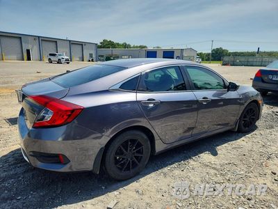 Trzecie zdjęcie samochodu z tyłu: 2019 HONDA CIVIC LX VIN:19XFC2F66KE005271 - miniatura