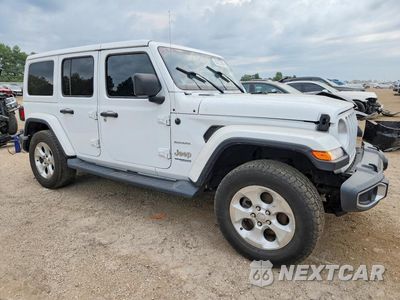 Czwarte zdjęcie samochodu z boku: 2018 JEEP WRANGLER UNLIMITED SAHARA VIN:1C4HJXEN2JW196017 - miniatura