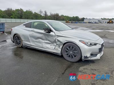Czwarte zdjęcie samochodu z boku: 2017 INFINITI Q60 2.0T PREMIUM VIN:JN1CV7EL7HM320756 - miniatura