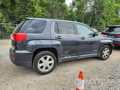Trzecie zdjęcie samochodu z tyłu: 2017 GMC TERRAIN SLE VIN:2GKFLSEKXH6344000 - miniatura