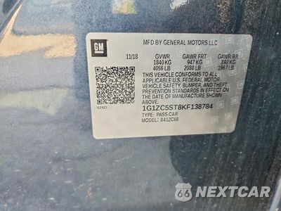 Zdjęcie 12 z 12 samochodu: 2019 CHEVROLET MALIBU LS VIN:1G1ZC5ST8KF138784 - miniatura