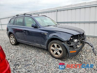 Czwarte zdjęcie samochodu z boku: 2007 BMW X3 3.0SI VIN:WBXPC93447WJ01139 - miniatura