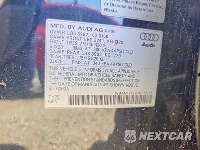 Zdjęcie 13 z 13 samochodu: 2007 AUDI Q7 4.2 QUATTRO VIN:WA1AV74L47D012295 - miniatura
