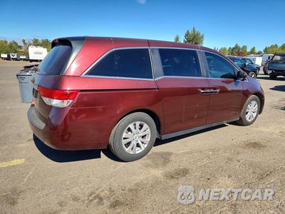 Trzecie zdjęcie samochodu z tyłu: 2016 HONDA ODYSSEY EXL VIN:5FNRL5H61GB062202 - miniatura