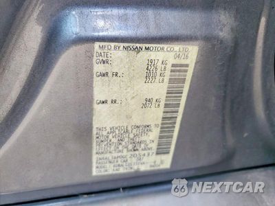 Zdjęcie 12 z 12 samochodu: 2016 NISSAN ALTIMA 2.5 S VIN:1N4AL3AP0GC205437 - miniatura