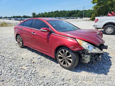 Czwarte zdjęcie samochodu z boku: 2014 HYUNDAI SONATA SE 2.0T VIN:5NPEC4AB9EH901026 - miniatura