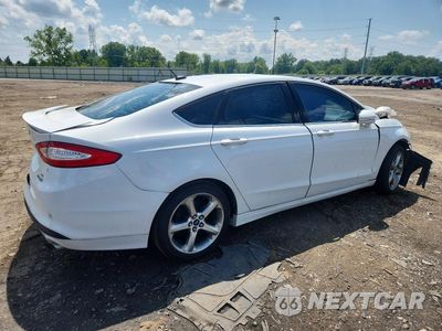 Trzecie zdjęcie samochodu z tyłu: 2013 FORD FUSION SE HYBRID VIN:3FA6P0LUXDR176120 - miniatura