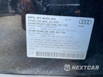 Zdjęcie 10 z 12 samochodu: 2018 AUDI Q3 PREMIUM PLUS VIN:WA1JCCFS0JR010508 - miniatura