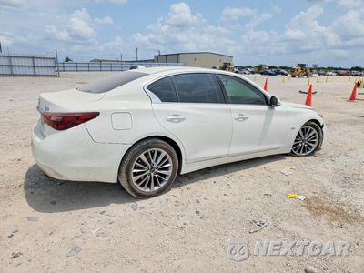 Trzecie zdjęcie samochodu z tyłu: 2018 INFINITI Q50 3.0T LUXE VIN:JN1EV7AR6JM442002 - miniatura