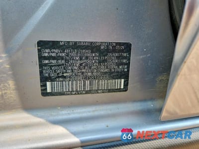 Zdjęcie 13 z 13 samochodu: 2025 SUBARU CROSSTREK PREMIUM VIN:JF2GUHDC7S8320668 - miniatura