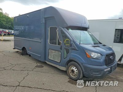 Czwarte zdjęcie samochodu z boku: 2021 FORD TRANSIT DELIVERY VAN VIN:1FDDF6P89MKA34717 - miniatura