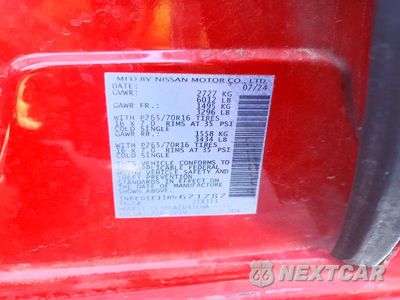 Zdjęcie 12 z 12 samochodu: 2024 NISSAN FRONTIER S VIN:1N6ED1EJ1RN671787 - miniatura