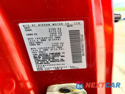 Zdjęcie 13 z 13 samochodu: 2019 NISSAN NV200 SV VIN:3N6CM0KN8KK700142 - miniatura
