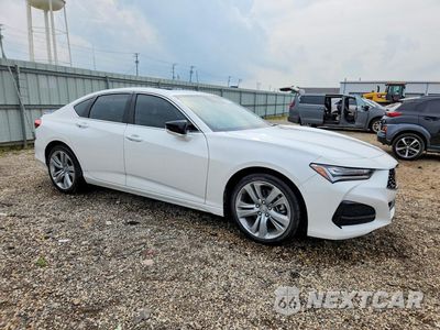 Czwarte zdjęcie samochodu z boku: 2021 ACURA TLX TECHNOLOGY VIN:19UUB6F41MA009526 - miniatura