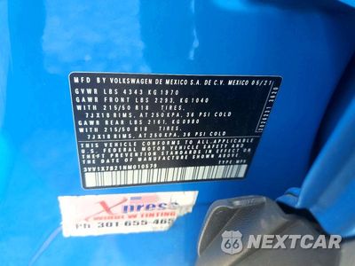 Zdjęcie 13 z 13 samochodu: 2022 VOLKSWAGEN TAOS SEL VIN:3VV1X7B21NM010579 - miniatura