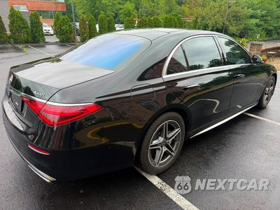 Trzecie zdjęcie samochodu z tyłu: 2022 MERCEDES-BENZ S 500 4MATIC VIN:W1K6G6DB2NA065959 - miniatura