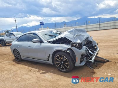 Czwarte zdjęcie samochodu z boku: 2023 BMW 430XI GRAN COUPE VIN:WBA73AV08PFP23975 - miniatura