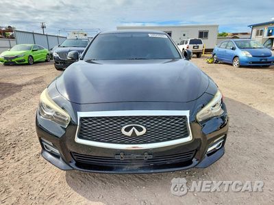 Piąte zdjęcie samochodu w środku: 2015 INFINITI Q50 BASE VIN:JN1BV7AP7FM337803 - miniatura