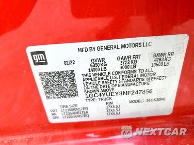 Zdjęcie 12 z 12 samochodu: 2022 CHEVROLET SILVERADO K3500 LTZ VIN:1GC4YUEY3NF247856 - miniatura