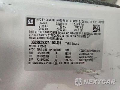 Zdjęcie 12 z 12 samochodu: 2010 CHEVROLET SILVERADO K1500 LT VIN:3GCRKSE32AG161401 - miniatura