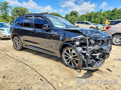 Czwarte zdjęcie samochodu z boku: 2021 BMW X3 XDRIVE30I VIN:5UXTY5C06M9F41443 - miniatura
