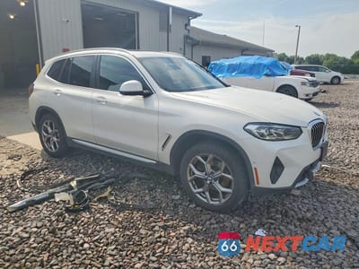 Czwarte zdjęcie samochodu z boku: 2023 BMW X3 XDRIVE30I VIN:5UX53DP06P9R48658 - miniatura